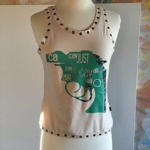 Just Cavalli Tank top with grommets